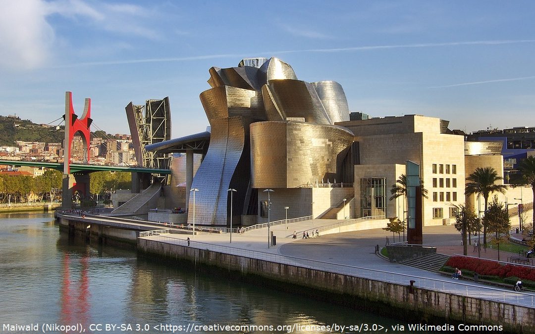 The Guggenheim museum in Bilbao, which appears in the pre-title sequence of The World is Not Enough