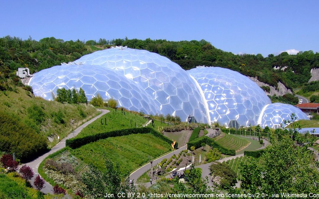 The Eden Project, Cornwall, which appears in Die Another Day